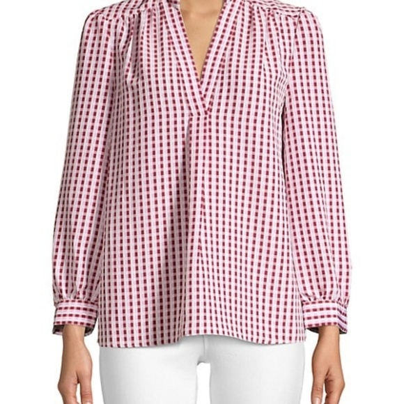 Draper James Tops - Draper James Plaid Top Medium New